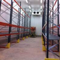 Estanterias de paletizacion con protectores de puntal