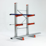 Estanteria cantilever simple con carga