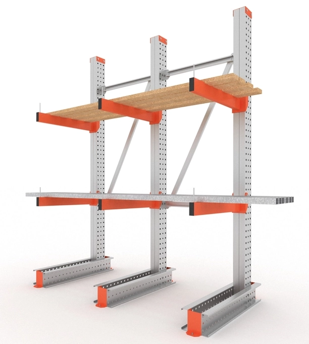 Estanterias cantilever para cargas largas logisprix