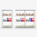 Estanteria Logis 140 Galva Logisprix Inicial + Extension